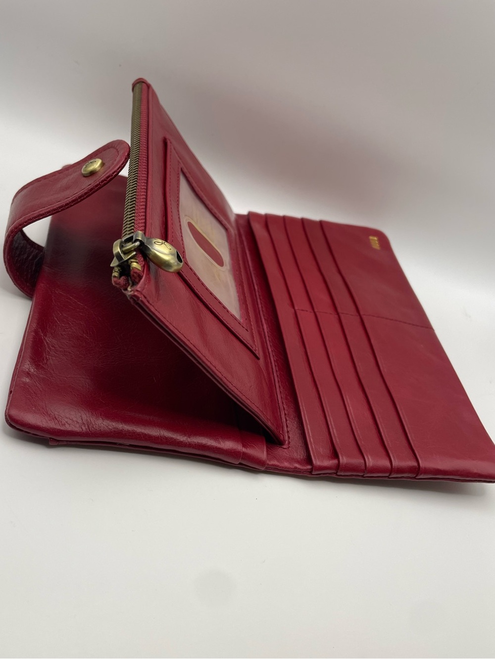 HOBO Torch Leather Wallet - Cardinal Red - Picture 2 of 16